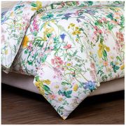 Пододеяльник 2-х сп флёр 180х215  см хлопок 100%,белый, сатин