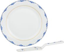 Блюдо для торта с лопаткой диаметр=23 см.(кор=20шт.)