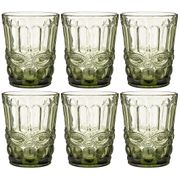 Набор стаканов серпентина из 6шт. серия muza color 270мл. / в=10 см (кор=6наб.)