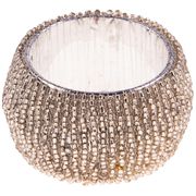 Набор из 4-х салфетниц бисерное кольцо 4*4*3 см (кор=72наб.)