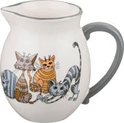 Кувшин озорные коты 1100 мл 17*12*15 см (кор=16 шт.)