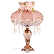 Светильник+абажур высота=50 см диаметр абажура=32 см 220 в 40 вт е27 комплект=2кор. (кор=12комп.)