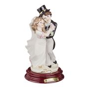 Статуэтка молодожены 9*9 см. высота=21 см.