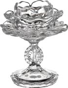 Подсвечник лотос высота=11 см. диаметр=9 см. коллекция muza (кор=18шт.)