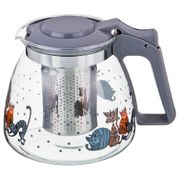 Заварочный чайник agness с фильтром коты 900 мл. (кор=36шт.)