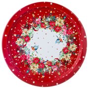 Поднос сервировочный agness торжество диаметр=32,5 см высота=2 см без упаковки (кор=36шт.)