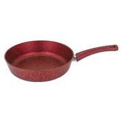 Сковорода agness глубокая с антипригарным мраморным покрытием, серия granite, 26х6,5см