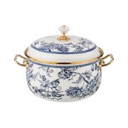 кастрюля эмалированная с крышкой, 2,1л, диаметр=16см (кор=4шт.)