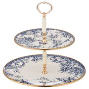 фруктовница 2-х ярусная диаметр=20/28 см. высота=26 см. (кор=6шт.)