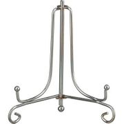 КОМПЛЕКТ ПОДСТАВОК ДЛЯ ТАРЕЛОК ИЗ 10 ШТ. 10*6*9 СМ. МЕТАЛЛИЧЕСКАЯ ЦВЕТ - СЕРЕБРО (КОР=72КОМП. 244-10