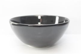 Миска 160 мм Чёрная (керамика) 7833