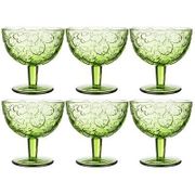 НАБОР БОКАЛОВ ДЛЯ КОКТЕЙЛЕЙ "ДЖАНГЛ" 6ШТ. СЕРИЯ "MUZA COLOR" 320 МЛ ВЫСОТА=11 СМ. (КОР=4НАБ.) 694-01