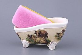 ПОДСТАВКА ДЛЯ ГУБКИ "ВАННОЧКА" 14*6*7 СМ.(КОР=72ШТ.)274711