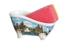 ПОДСТАВКА ДЛЯ ГУБКИ "ВАННОЧКА" 14*6*7 СМ.(КОР=72ШТ.)274712