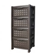 Комод "Виола" 4-х секционный 39 х 39 х 82,5 см  (1) ЭЛФ338