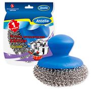 Мочалка для посуды металл 20 гр с пласт ручкой ШЕРХАН, арт. 3761 3761