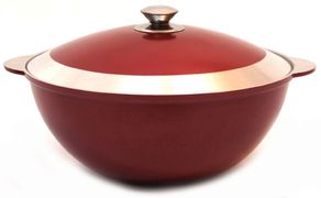 Казан для плова 4,5л ДП (бордо) к46б