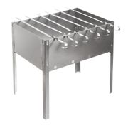 BOYSCOUT   Мангал 350х250х350 мм, сборный + 6 шампуров, в термопленке   61235