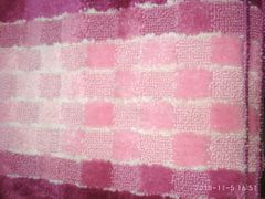 КОВРИК 40*60 "ПЕШКИ"(розовый) 100% polypropylene 286