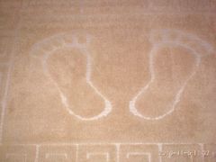 КОВРИК ВЕЛСОФТ темно-коричневый  100% polyester 105