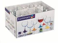 КРЕЙЗИ КОЛОРС ГРИН Фужер для вина 190мл H8307