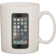 МАГИЧЕСКАЯ ТЕРМОКРУЖКА "АЙФОН" 300 МЛ. 10,5*7,5 СМ. ВЫСОТА=9 СМ.  383629