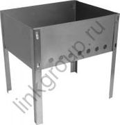 Мангал 300х240х300 мм, сборный, без шампуров в коробке /20 61530