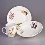 Набор детский 3 пр. /Новый гр. 8, "Зоопарк" (0839)