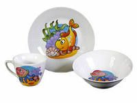 Набор детский 3 пр. /Новый гр. 8, "Морской мир" (0839)