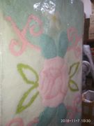 НАБОР КОВРИКОВ В ВАННУЮ 3 ПРЕДМЕТА (розовые цветы)100% polypropylene 283