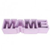 Пенобокс для цветов и подарков (Маме гр.), розовый  52х15х10см