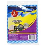Салфетка вискозная универс. 30*38 5шт РУМБА, арт. 70455 Антелла 70455