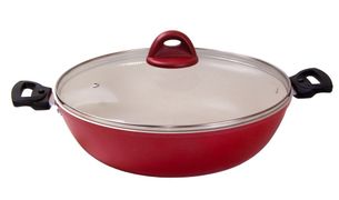 Сотейник 300/85мм со стеклянной крышкой,АП,линия "Модерн" с308м