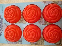 Форма для запекания силиконовая "Розы"арт.HS5017 28,0*18,0*3,0см 