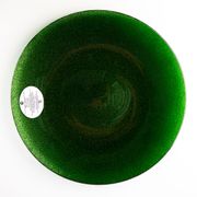 Тарелка плоская 28см БЛЕСК  изумрудная (в подарочной упаковке)38528Р/1