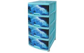 Комод №12 с рисунком "Подводный мир" (1) ЭЛФ321