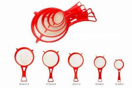 Сито в наборе (5шт), пластмассовое Китай     PL050 