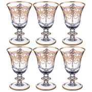 Набор бокалов для вина из 6 шт. 180 мл. высота=14 см.