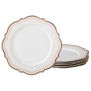 Набор из 6-ти десертных тарелок диаметр=20 см (кор=10набор.)