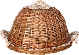 Хлебница с крышкой круглая диаметр=30 см. (кор=18 шт.)