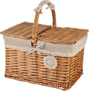 Корзина для пикника с ручкой 37*26*22/37 см (кор=8 шт.)