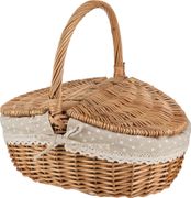 Корзина для пикника  с ручкой 35*26*16,5/31 см (кор=16 шт.)