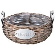 Корзинка с ручкой 25*10 см (кор=42 шт.)