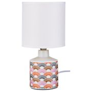 Светильник настольный с абажуром 28*14 см патрон е14 (кор=24 шт.)