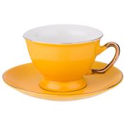 Пара чайная на 1 персону 2 пр.  коллекция цветочный сад 180 мл 10*7 см блюдце 15 см  (кор=24 шт.)