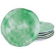 Набор тарелок десертных из 6 шт. диаметр=21 см. коллекция парадиз цвет: райское яблоко (кор=8набор