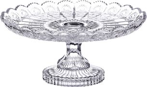 Тортовница на ножке muza crystal диаметр=30 см. высота=15 см. (кор=4шт.)