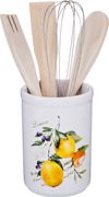 Подставка для кухонных принадлежностей итальянские лимоны диаметр=9 см. высота=14 см. (кор=24 шт.)