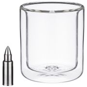 Стакан с двойными стенками double-wall 220 мл + 2 виски-камня (кор=48шт.)