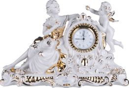 Часы настольные ангел длина=48 см. высота=31 см. циферблат диаметр=8 см.